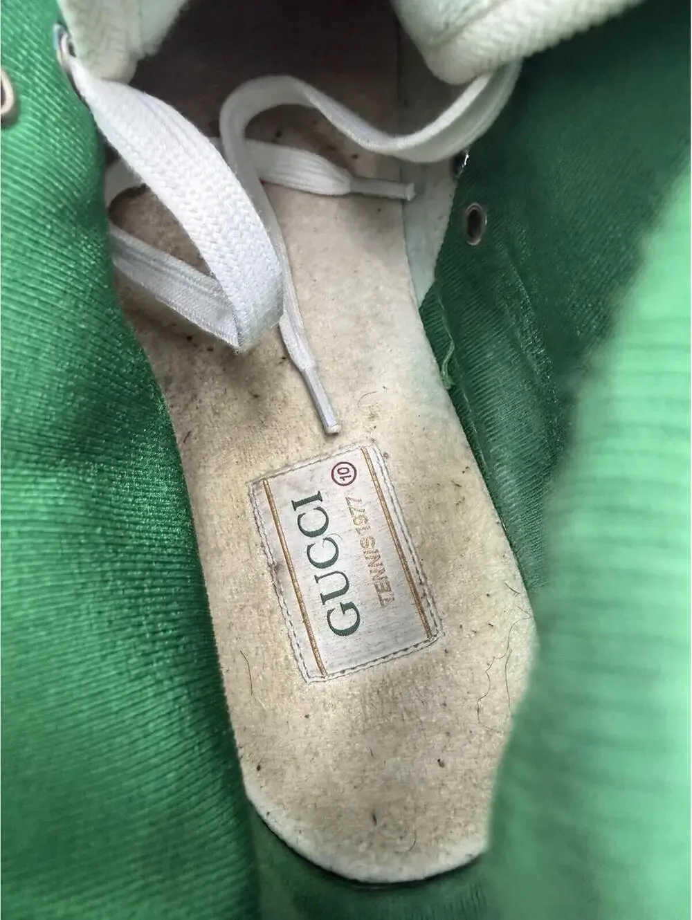 Size 10 - Gucci Tennis 1977 High Denim